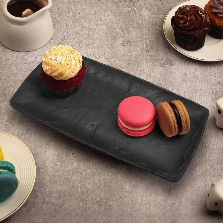 Assiette incurvée en mélamine