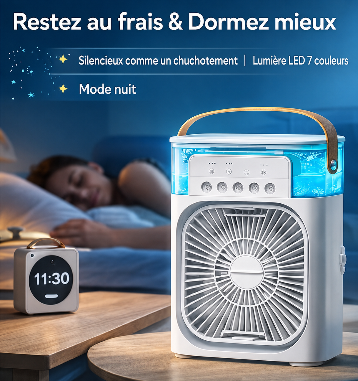 Ventilateur Brumisateur Portable