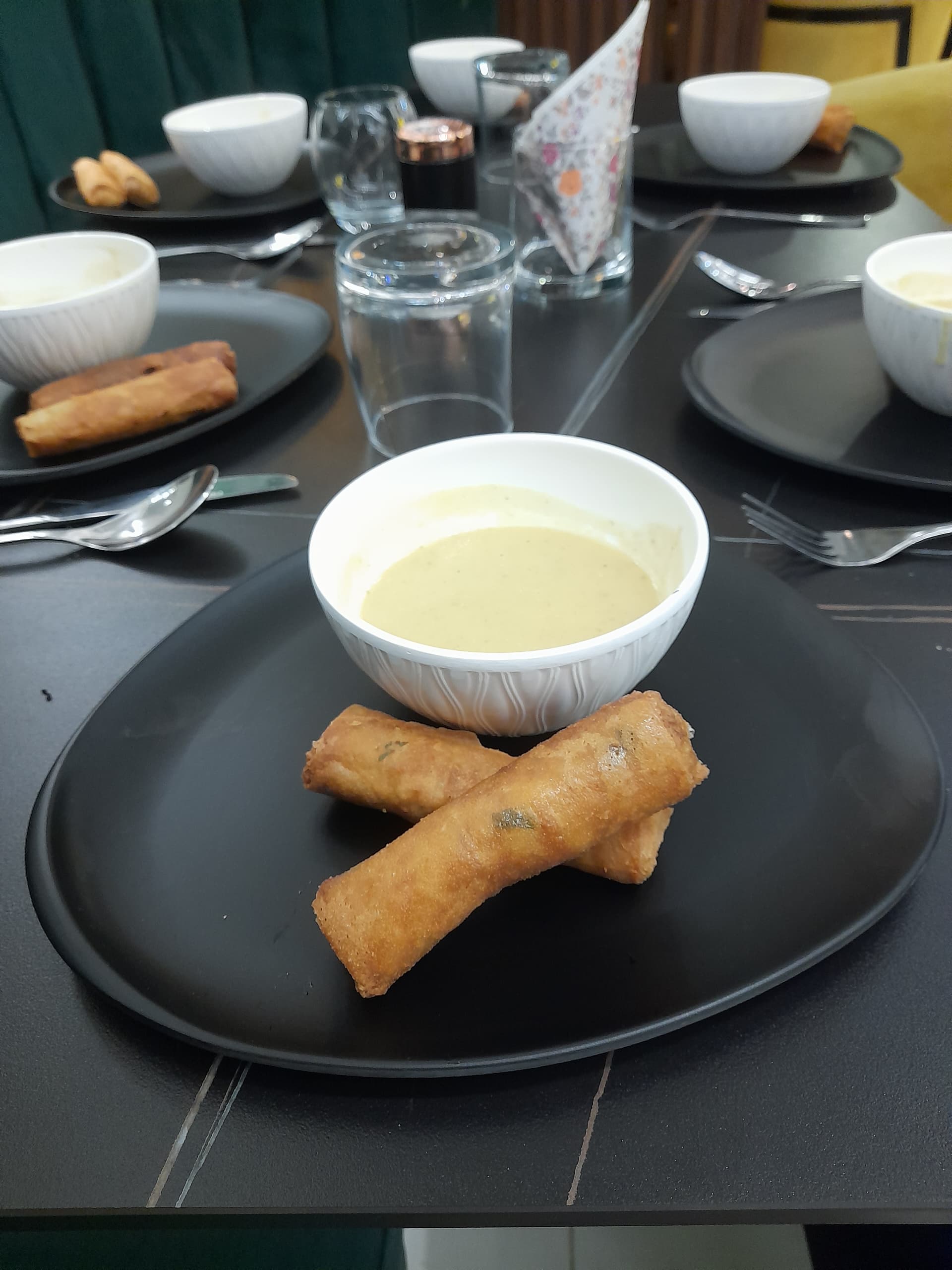 Service de table spécial ramadan 6 assiettes en mélamine + 6 bowls en mélamine