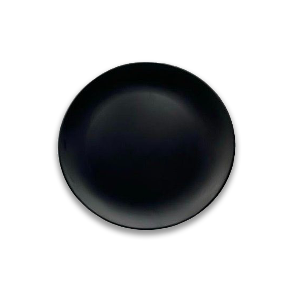 Assiette plate ronde en mélamine incassable